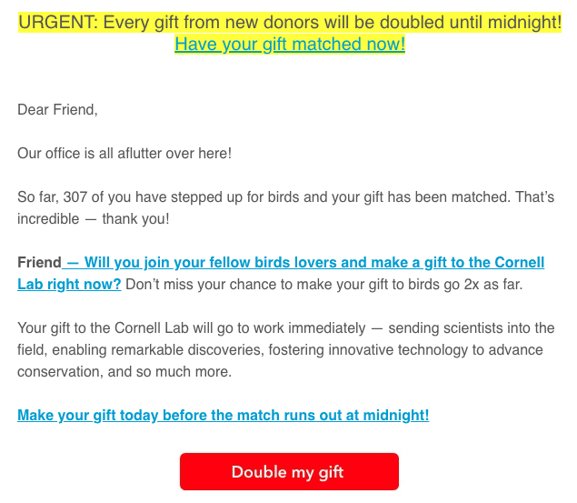 fundraising email tactics