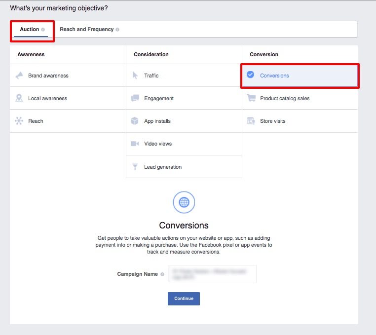 Track Facebook Conversions in Google Analytics - Create Conversion Ad Campaign Facebook